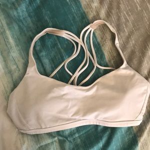 Lululemon White Sports Bra
